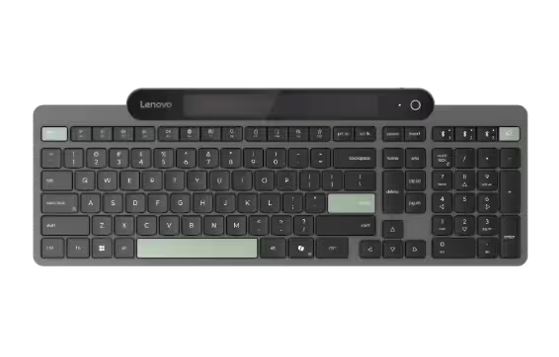 [NAL-4Y41R69489] NAL-4Y41R69489 LENOVO Self-Charging Bluetooth Keyboard-US English Bluetooth 5.1 USB-C Uses fast-charging Free from Batteries Three-Device Cycling 108 Keys 3yr WTY