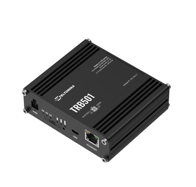 [NHT-TRB501] NHT-TRB501 Teltonika TRB501 Industrial 5G Gateway, Ultra-high Cellular Speeds of up to 1 Gbps, Backward Compatible with 4G (LTE CAT 20) Network, PSU included