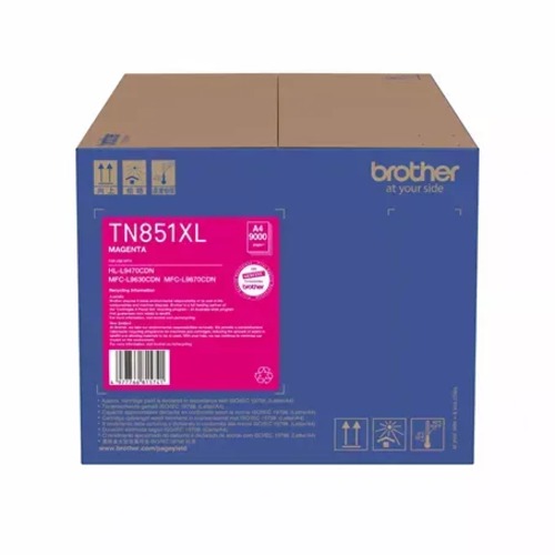 COB-TN-851XLM Brother MAGENTA HIGH YIELD TONER CARTRIDGE TO SUIT MFC-L9670CDN/ MFC-L9630CDN/HL-L9470CDN - Up to 9000 pages