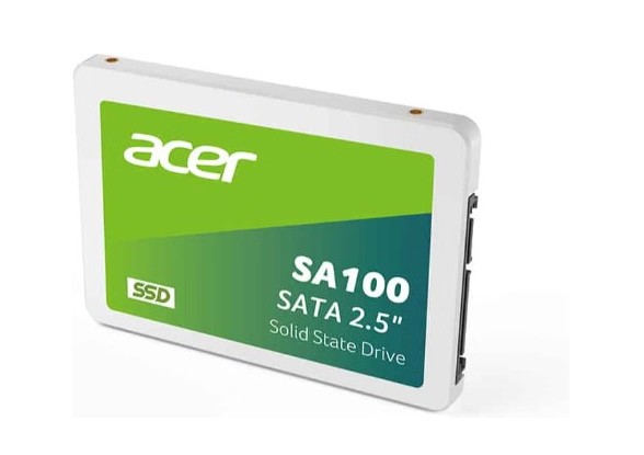 BIW-SA100-960GB ACER SA100-960GB SSD 2.5 SATA  lll Writing Speed 493 MB/s Reading Speed 560 MB/s BL.9BWWA.104 - 3 Year Warranty