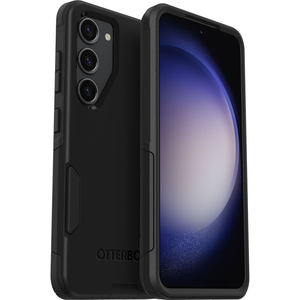 OtterBox Commuter Samsung Galaxy S23 5G (6.1") Case Black - (77-91090), Antimicrobial, DROP+ 3X Military Standard, Raised Edges, 7 Years Warranty
