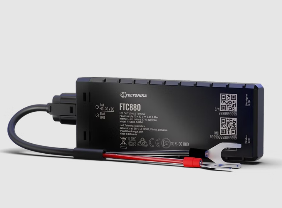 [NHT-FTC880] NHT-FTC880 Teltonika FTC880 Next-generation 4G LTE Cat 1 battery-mounted vehicle GPS Tracker with Enhanced GNSS Accuracy and IP69K Resistance, Fast installation