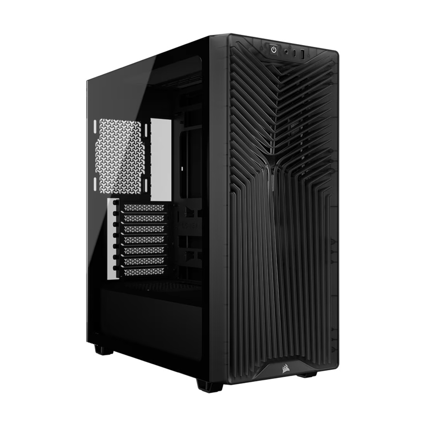 [CAC-3200DRS-SMOKE] CAC-3200DRS-SMOKE Corsair 3200D RS Mid-Tower PC Case - Smoke, ATX mATX ITX, TG panel, 400mm GPU, 165mm CPU, 360mm rad, USB-C, 7 slots, 2x2.5 1x3.5, 2yr wty, steel TG