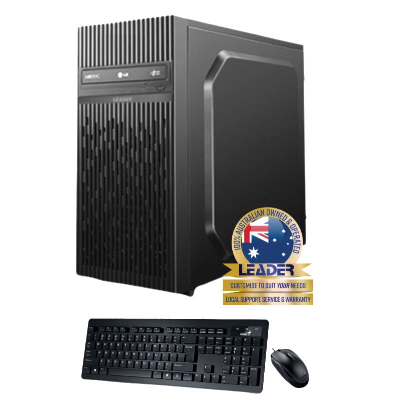 SV558-V2 Leader Visionary 558 Desktop, Intel i5-12400 CPU, 16GB DDR5, 500GB M.2 NVMe SSD, 450W PSU, B760 Chipset, Windows 11 Home, 1 Year Warranty