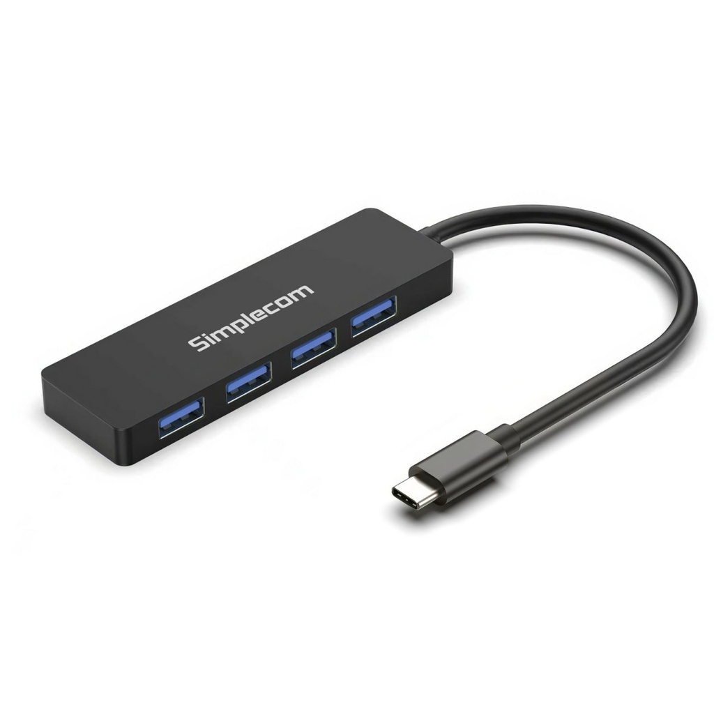 HXSI-CH360 Simplecom CH360 SuperSpeed USB-C to 4-Port USB-A Hub USB 3.2 Gen1