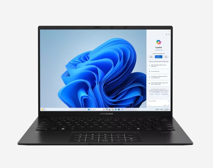 [NBA-UM3406GA-QD053W] NBA-UM3406GA-QD053W ASUS Zenbook 14 14' WUXGA OLED Notebook AMD Ryzen R7-445 DDR5 32GB 1TB SSD Black Win 11 Home 1.2kg  1Y Warranty