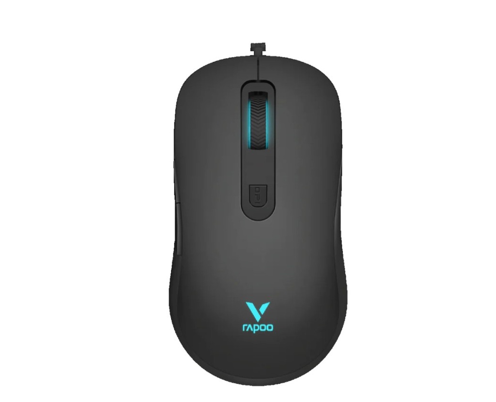 MIRP-V16-RGB RAPOO V16 RGB Wired USB Optical 12800DPI Gaming Mouse Black