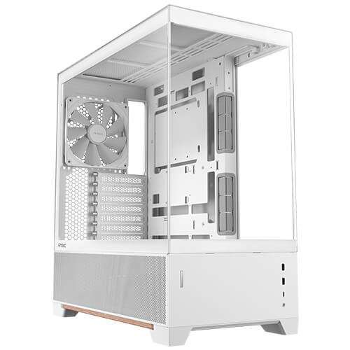 [CAA-C6-WOOD-WH] CAA-C6-WOOD-WH Antec C6 WOOD - White, Mid Tower, ATX/Micro-ATX/ITX, Tempered Glass, USB-C 10Gbps, 3 PWM Fans, 360mm Radiator, 450mm GPU, 2Yr Wty