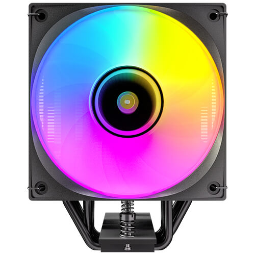 CFA-F600ARGB Antec F600 ARGB - Black, CPU Air Cooler, 6 Copper Heat Pipes, 120mm ARGB PWM Fan, 220W TDP, Intel LGA1851/1700, AMD AM5/AM4, 1-Yr Wty