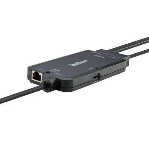 MPA-F1DN2CCBL-CPN6T Belkin Cybersecurity and Secure KVM TAA KVM Dock USB-C® to (2) DP/USB-B Cables w/ RJ45 and Power - Black(F1DN2CCBL-CPN6t), 3 Years Warranty