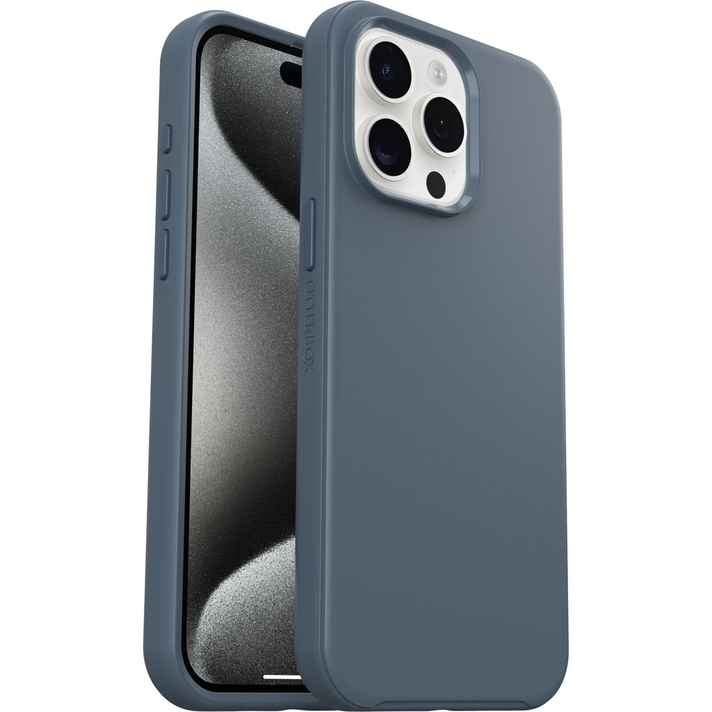 OtterBox Symmetry+ MagSafe Apple iPhone 15 Pro Max (6.7") Case Bluetiful (Blue) - (77-92902),Antimicrobial,DROP+ 3X Military Standard,7 Years Warranty