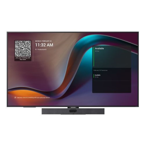 [IPY-MD-MD55] IPY-MD-MD55 Yealink MD55 MeetingDisplay: 55″ 4K UHD (3840 × 2160) for Microsoft Teams Rooms. 500-nit LCD, Android 13, HDMI and USB in, Bluetooth wireless content