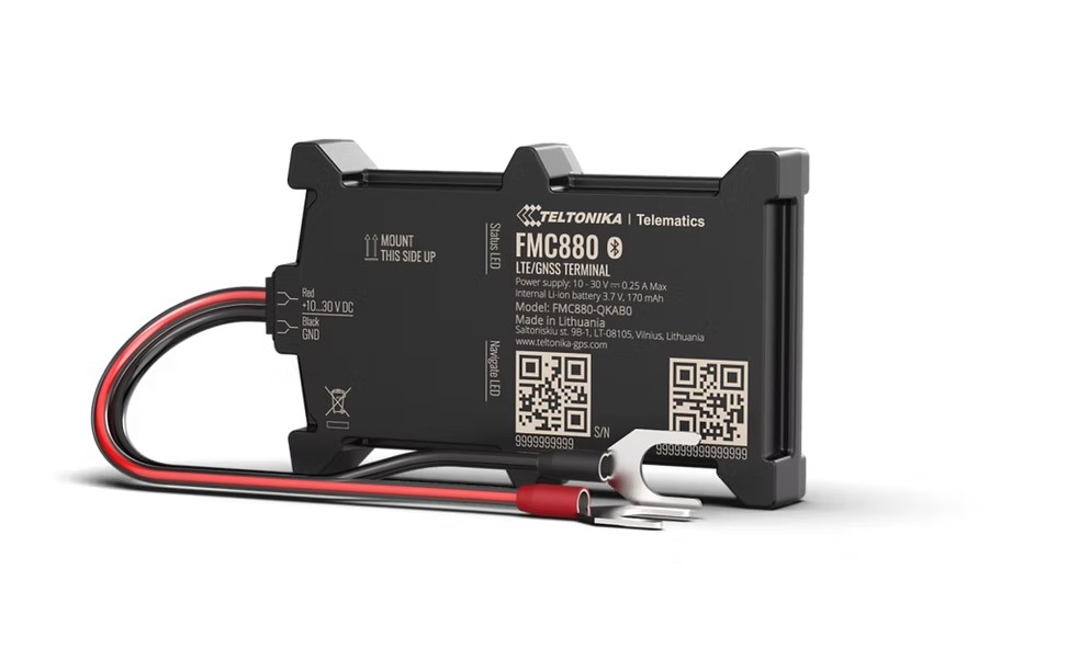 [NHT-FMC880] NHT-FMC880 Teltonika FMC880 Water-Resistant high GNSS Precision Battery-Mounted 4G LTE Cat 1 Tracker