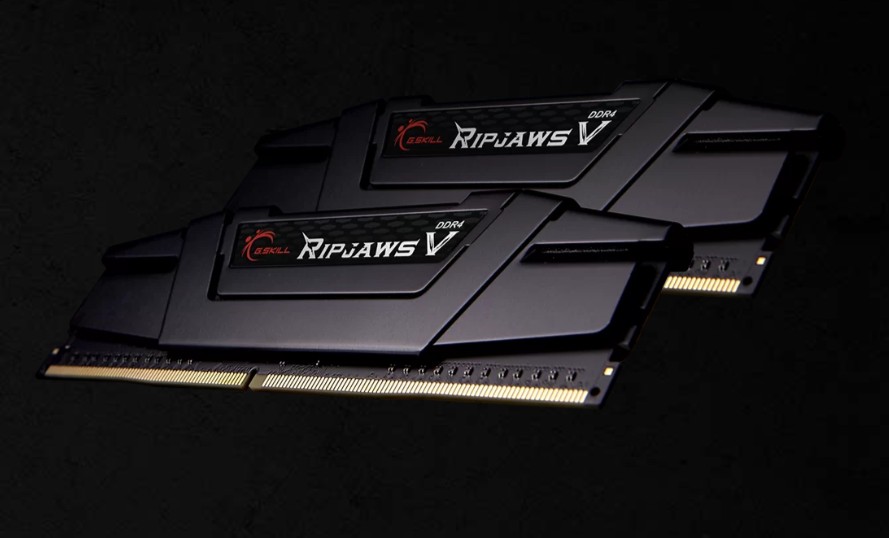 [MEG-F4-2666-19D-64GVK] MEG-F4-2666-19D-64GVK G.SKILL F4-2666C19D-64GVK 64GB (2 x 32GB)/ PC4-21300 / DDR4 2666 Mhz/ Timings 19-19-19-43/ Voltage 1.20V/  Ripjaws V