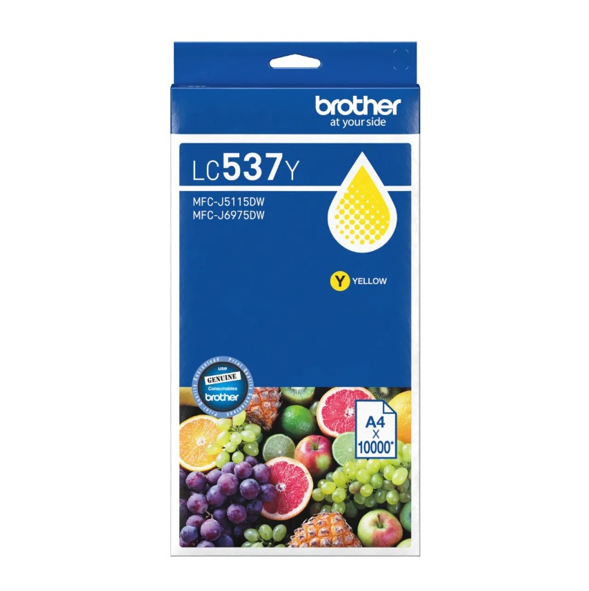 [COB-LC537Y] COB-LC537Y Brother *NEW* YELLOW INK CARTRIDGE TO SUIT MFC-J6975DW -UP TO 10,000 PAGES