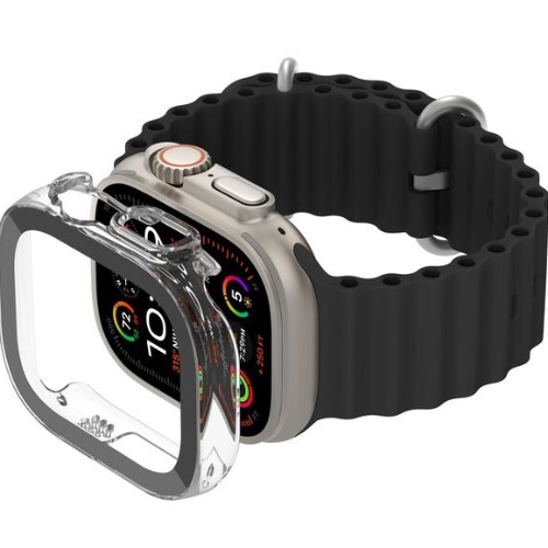 [MPA-OWA001ZZCL] MPA-OWA001ZZCL Belkin ScreenForce TemperedCurve 2-in-1 Treated Screen Protector + Bumper for Apple Watch Ultra/Ultra 2 - Clear(OWA001zzCL), 2 Years Warranty