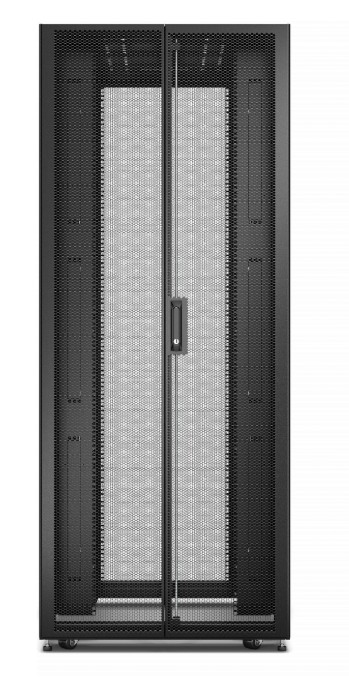 [UPAPC-ER8822] UPAPC-ER8822 APC Easy Rack, 48U, Black, With Roof, Castors, Feet, 4 Brackets, and Side Panels, No Bottom, 2258H x 800W x 1200D mm