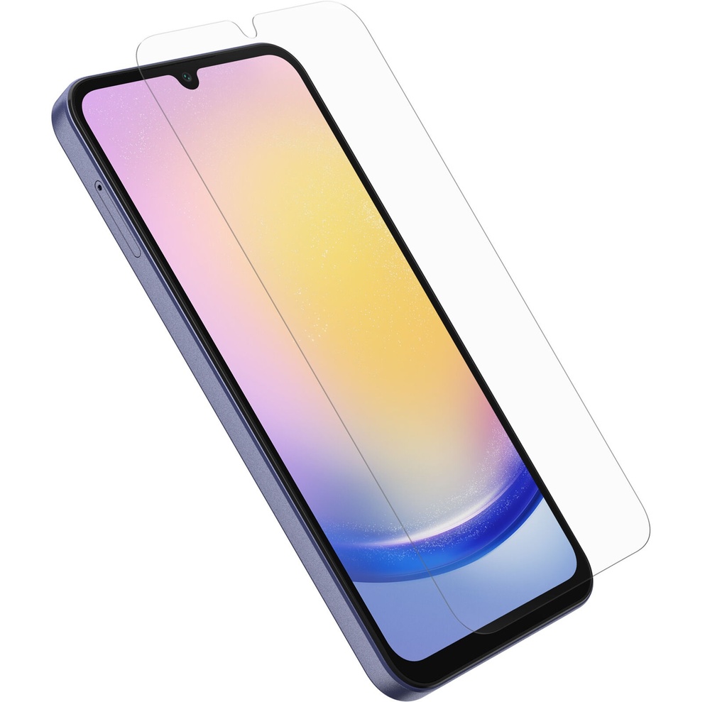OtterBox Glass Samsung Galaxy A25 5G (6.5") Screen Protector - Clear (77-92487), Anti-Scratch Defense, Smudge  Fingerprint Resistant,2 Years Warranty