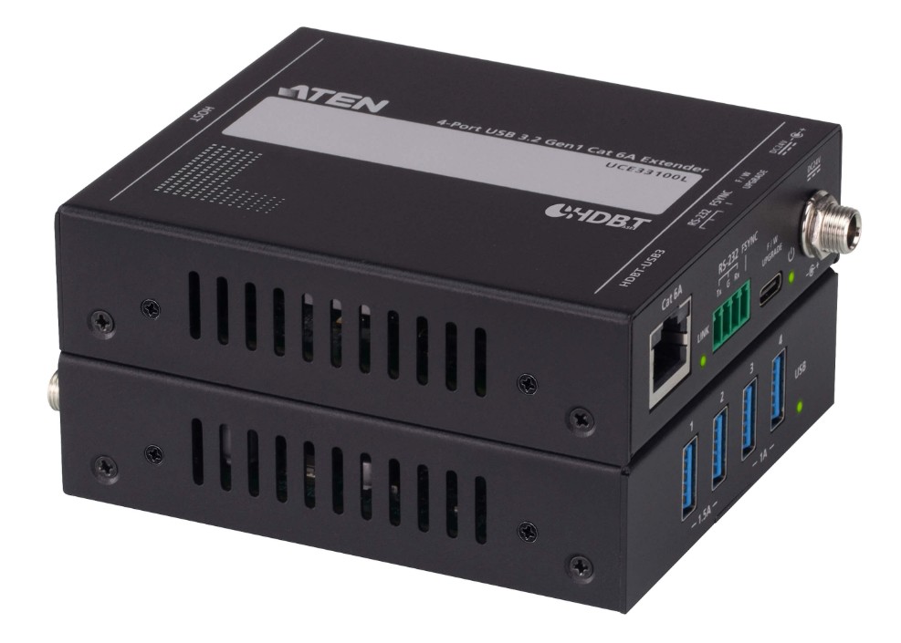 [USA-UCE33100-AT-B] USA-UCE33100-AT-B Aten 4-Port USB 3.2 Gen 1 Cat 6A Extender (up to 100 m)