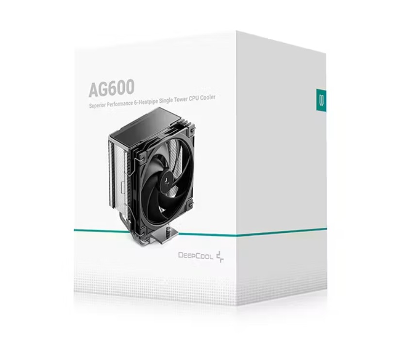 CFD-AG600-ARGB DeepCool AG600 ARGB Superior Performance 6 Heatpipe Single Tower CPU Cooler