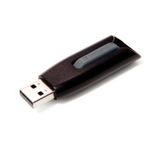 [USV-32001] USV-32001 Verbatim PinStripe Performance USB-C 3.2 Gen1 64GB Black/Grey