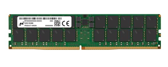 [MECSD5-RD1X64G64] MECSD5-RD1X64G64 Micron 64GB (1x64GB) DDR5 RDIMM 6400MHz CL52 2Rx4 ECC Registered Server Data Center Memory 3yr wty