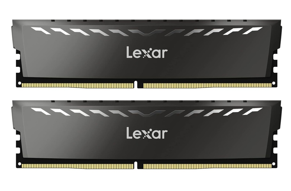 [LXM-DR4-U8GX2-32-16-BGS] LXM-DR4-U8GX2-32-16-BGS Lexar LD4BU008G-R3200GDXG DDR4 UDIMM 16GB Kit (2 x 8GB) 3200 MT/s 1.35V CL16  HEATSINK THOR XMP 2.0 OC