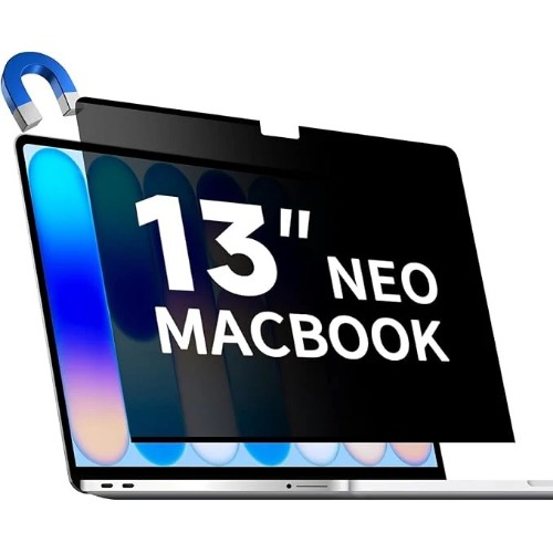 MPA-SPPPMCB13N USP Apple MacBook Neo (13') (A18 Pro) Magnetic Removable Privacy Screen Protector - Matte Anti-Glare Coating,5 Years Warranty