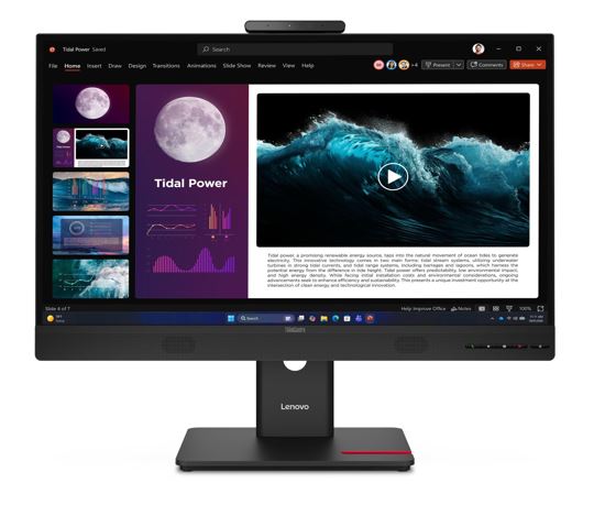 [MNLEN-TIO27G6] MNLEN-TIO27G6 LENOVO ThinkCentre Tiny-in-One 27' 40-120Hz QHD Monitor 2560x1440 16:9 4ms IPS Height Adjust Tilt Swivel Pivot HDMI DP USB3.2 Webcam Mic VESA 3YR