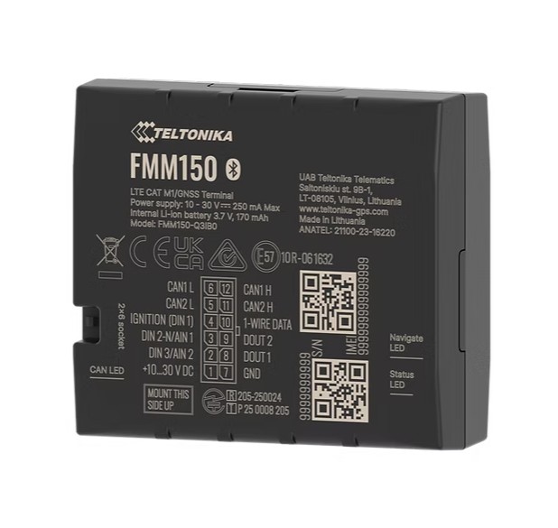 [NHT-FMM150] NHT-FMM150 Teltonika FMM150 Advanced 4G LTE Cat M1 GPS tracker with integrated CAN data processor
