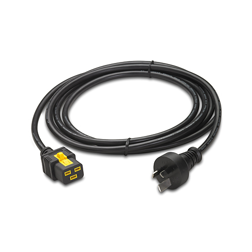 UPAPC-AP8754 Power Cord, Locking C19 to Australia Plug, 3.0m