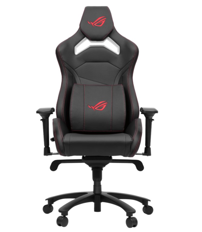 OFA-ROGCHARIOTX-C-B ASUS ROG Chariot X Core Gaming Chair - Black, 4D Armrests, 155° Recline, Class 4 Gas Lift, Aluminum Base, PU Leather, 136kg Load