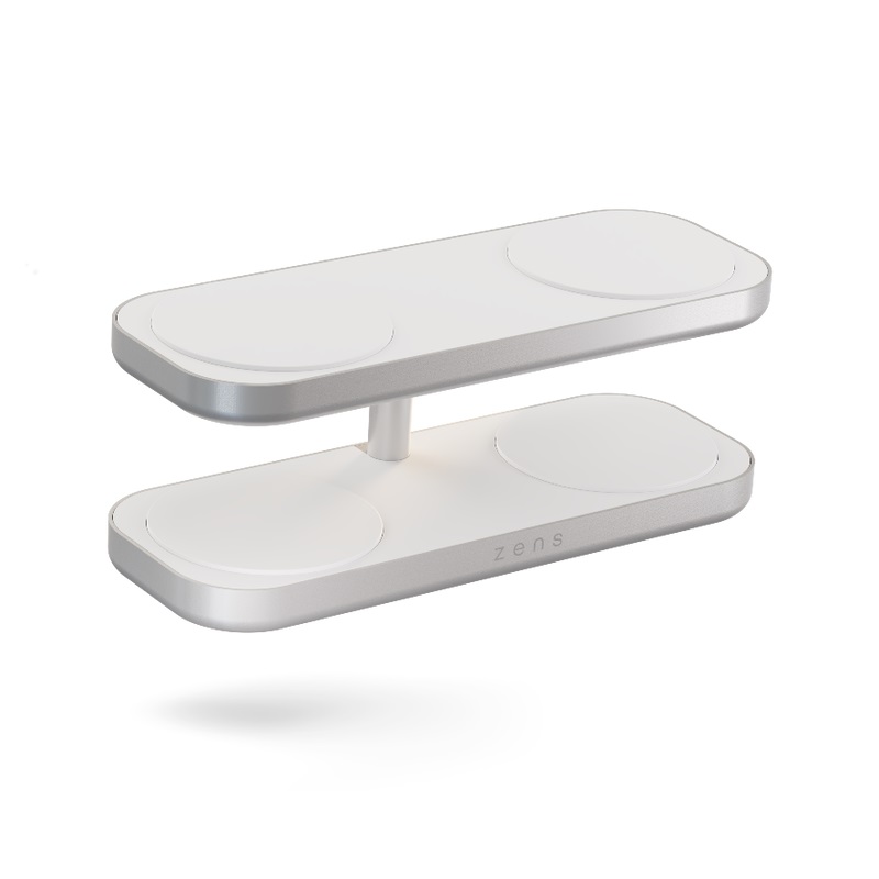 MPA-78-81526 OtterBox 60W Zens Quattro Charger Pro 4 - White (78-81526), Qi2 Wireless Charging, Charge 4 Devices Simultaneously, 2 Years Warranty