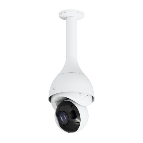 NHU-AI-PTZ-PRECISION-PM-W Ubiquiti AI PTZ Precision Pendant Mount, White, Pendant-Style Mount With 1.5' NPS Threaded Connector, Suspending  AI PTZ Precision.