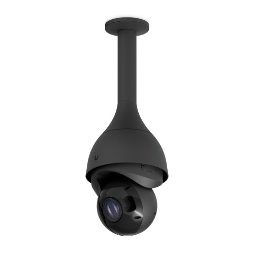 NHU-AI-PTZ-PRECISION-PM-B Ubiquiti AI PTZ Precision Pendant Mount, Black, Pendant-Style Mount With 1.5' NPS Threaded Connector, Suspending  AI PTZ Precision.