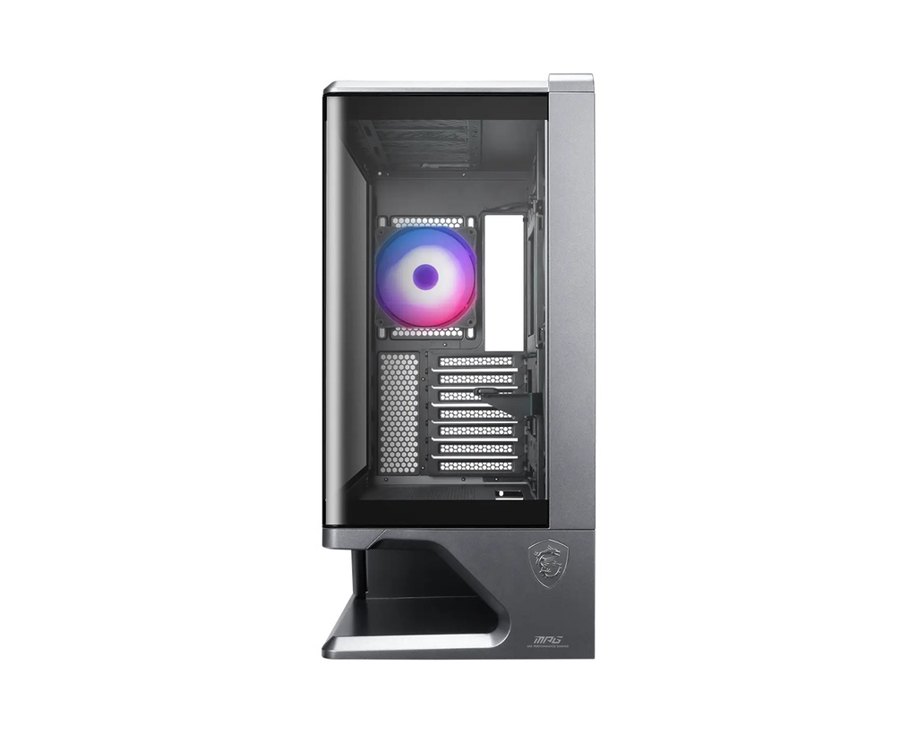 CAM-MPGVIXTA300RPZ MSI MPG VIXTA 300R PZ - BLACK, Mid-tower case with panoramic tempered glass, 3 ARGB fans, USB-C 20Gbps, ATX/back-connect support, 420mm GPU clearance