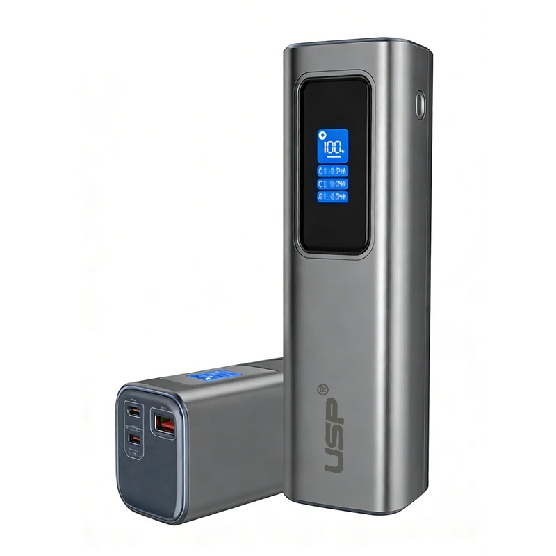 MPA-UPB27KLP USP 27600 mAh Power Bank - Space Grey, 140W Fast Charge, 2x USB-C(65W), 1x USB-A(22.5W), Compact & lightweight, 5 Years Warranty