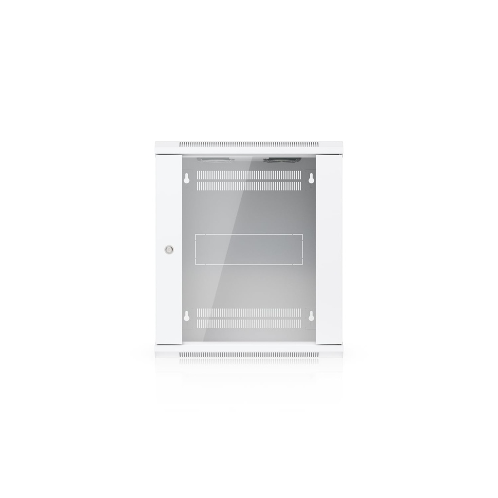 NHU-RACK-12U-WALL-450-G Ubiquiti 12U Rack Cabinet** No Fan Included**,Fully Assembled Wall-Mount Rack, Removable Panels,Space-Efficient Small-Scale Deployment