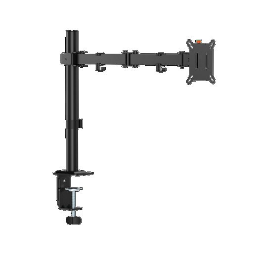 MABT-BT-AMA-B1 Brateck Flow Basic Articulating Monitor Arm Black, 17–32', VESA 75x75/100x100, Clamp/Grommet Mount, ±90° Swivel, Height Adjustable, Quick-Release VESA