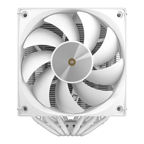 CFA-F620DIGITALPRO-WH Antec F620 Digital Pro - White, Dual Tower CPU Cooler, Dual 120mm PWM Fans, Digital Temp Display, 6 Copper Heat Pipes, 255W TDP, 1-Yr Wty