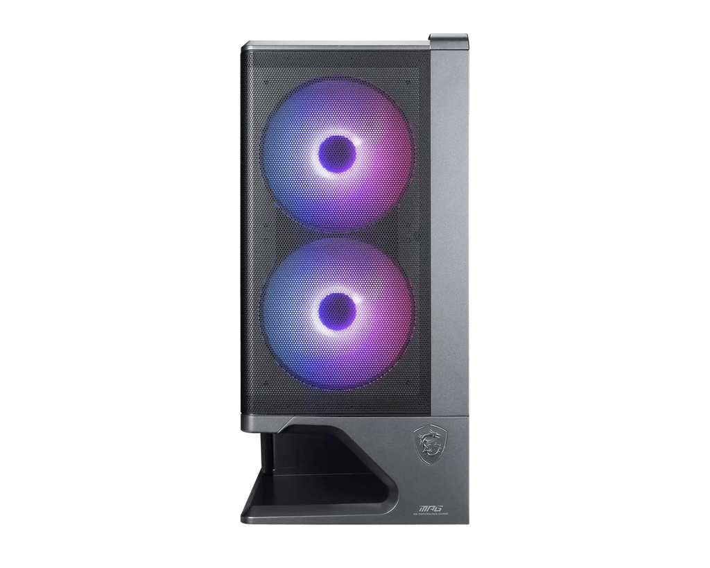 CAM-MPGVIXTA300RAIRFPZ MSI MPG VIXTA 300R AIRFLOW PZ - BLACK, Mid-tower case with mesh front, 3 ARGB fans, USB-C 20Gbps, ATX support, optimized airflow