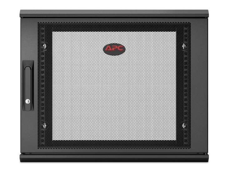 UPAPC-AR109SH6 APC NetShelter 9U Wallmount Rack Enclosure Cabinet Single Hinged Server Depth