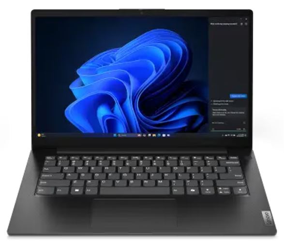 NBL-V14-C7161TBG5 LENOVO V14 G5 14' FHD Intel Core 7-240H 16GB DDR5 1TB SSD Windows 11 Home Intel Graphics WiFi6 Blueooth HDMI USB USB-C AUX 1YR RTB WTY 1.3kg