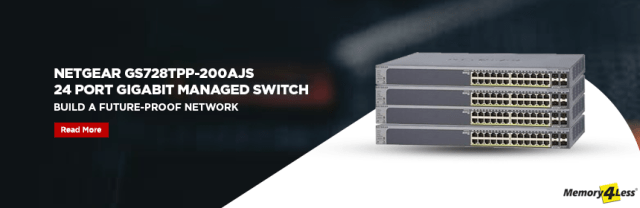 [GS728TP-200AJS] GS728TP-200AJS NETGEAR 24-Port 190W Gigabit PoE+ Ethernet Smart Managed Pro Switch with 4 SFP Ports (GS728TPv2)