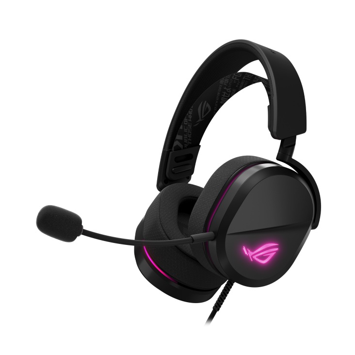 SPA-ROG-PELTA-CORE ASUS ROG Pelta Core Gaming Headset – USB-C, 50mm Titanium Drivers, 10mm Mic, RGB, 20Hz–20kHz, 300g