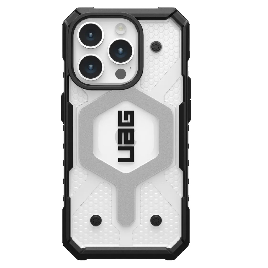UAG Pathfinder MagSafe Apple iPhone 15 Pro (6.1") Rugged Case - Ice (114281114343), 18ft. Drop Protection (5.4M), Tactical Grip, 10 Years Warranty
