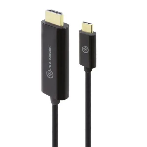 [ELUCHD-02RBLK] ELUCHD-02RBLK ALOGIC 2m USB-C to HDMI Cable with 4K Support - Male to Male