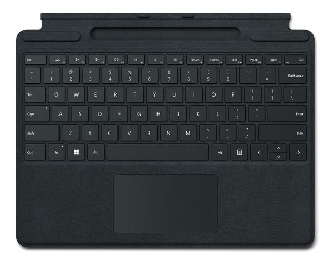 Microsoft Surface Pro 8/9/X/10/11 Business Signature Mechanical  Backlit Key Large Type Cover Keyboard Black (No Pen)