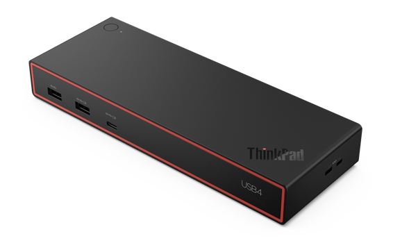 NAL-40BF0135AU LENOVO ThinkPad USB4 Smart Dock 5000 with 135W Adapter 4xUSB-A 3.2 Gen 2 1x USB-C3.2 1x HDMI2.1 2xDP 1.4 RJ45 LAN 3YR WTY