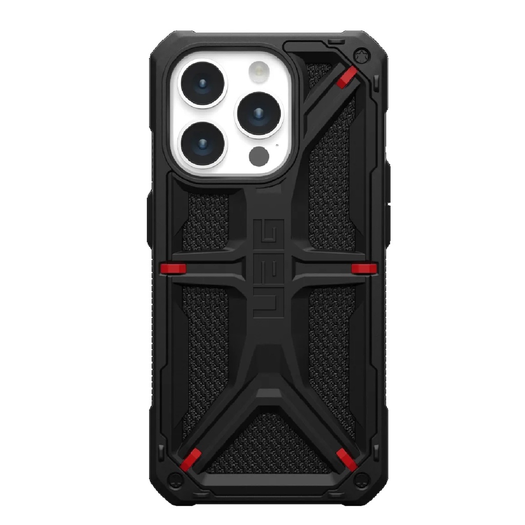 UAG Monarch Kevlar Apple iPhone 15 Pro (6.1") Rugged Case - Kevlar Black(114278113940),20ft. Drop Protection(6M),5 Layers Protection,10 Years Warranty